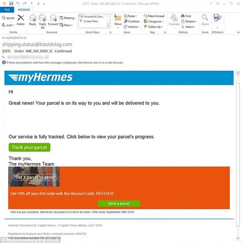 hermes scam email|hermes email verification.